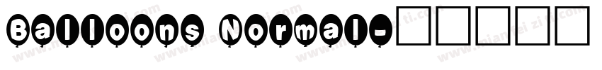 Balloons Normal字体转换